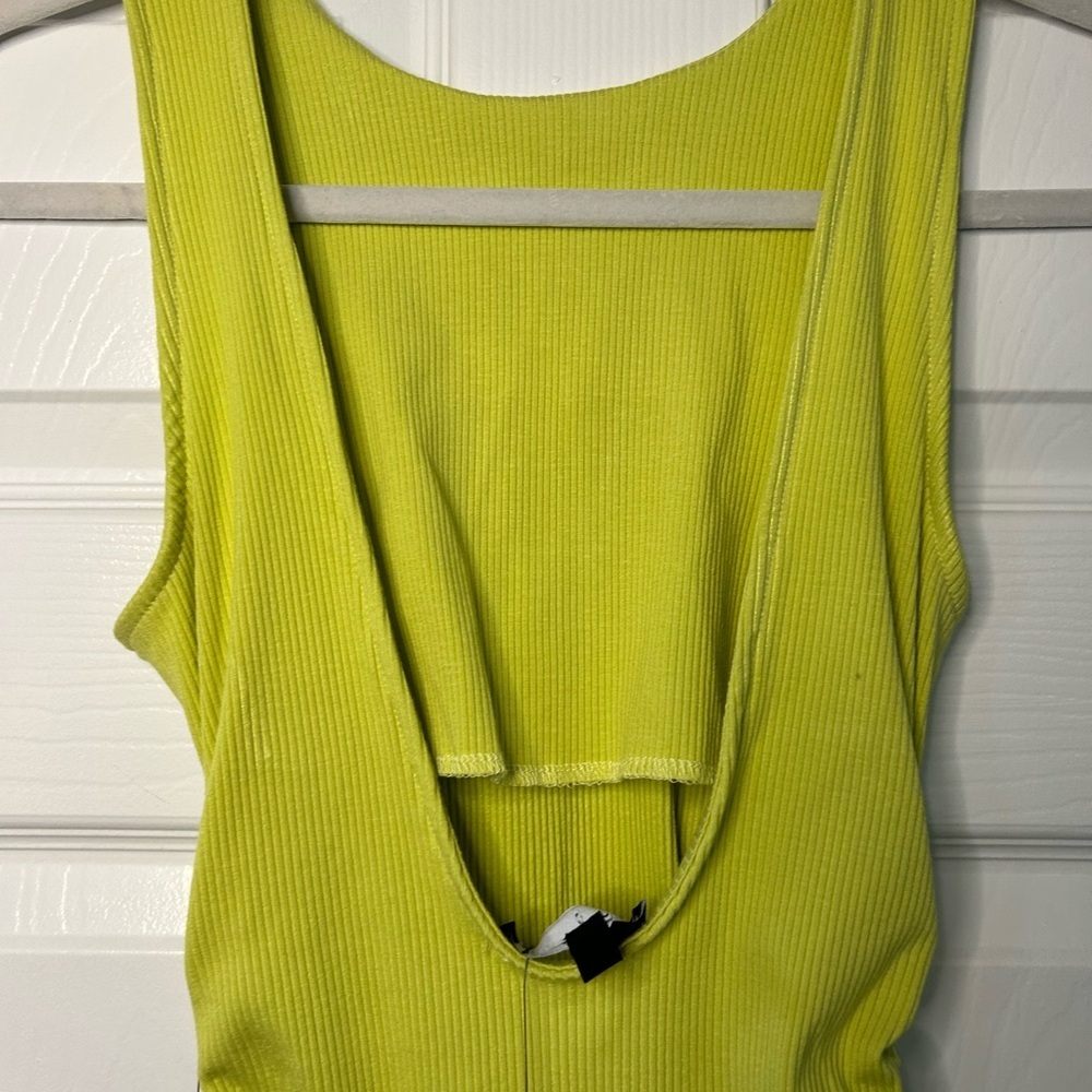 Lulu's Vibrant Lime Green Dress - Picture 4 of 9